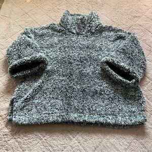Anthropologie Sunday In Brooklyn Oversized Sherpa Sweater Preppy Size XS/S
